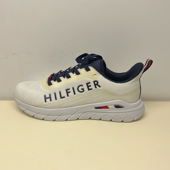 Tommy Hilfiger White Mesh Sneakers Men’s Size 9 (NWOT) - Picture 2 of 6